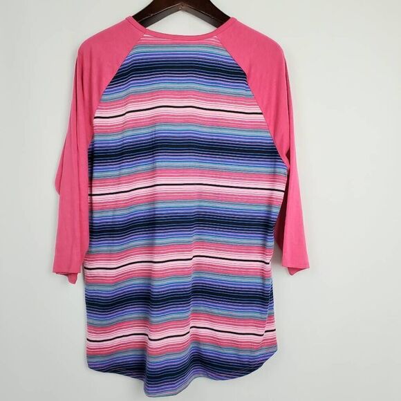LulaRoe Size 2XL Baseball Style Top - Picture 2 of 4